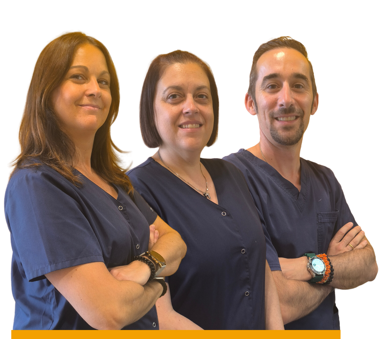 3 miembros del equipo